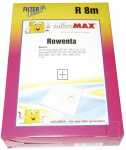 Filterclean Vacuum Cleaner Bags - R8m Fl0026-k Non Woven Dust Bags X 4 + 1 Filter