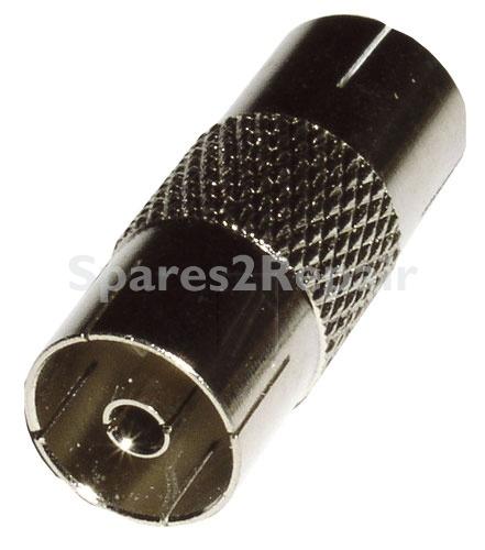 Com Coaxial Socket/coaxial Socket - Adaptor-coupler Coax-socket To Coax-socket Metal