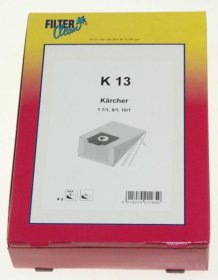 Filterclean Vacuum Cleaner Bags - K13 000789-k Dust Bags X 4 For Karcher T7-1-9-1-10-1