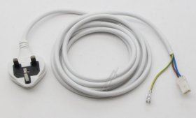 Mains Power Lead - 8078691097 Power Cable 2450mm uk [Electrolux Aeg]