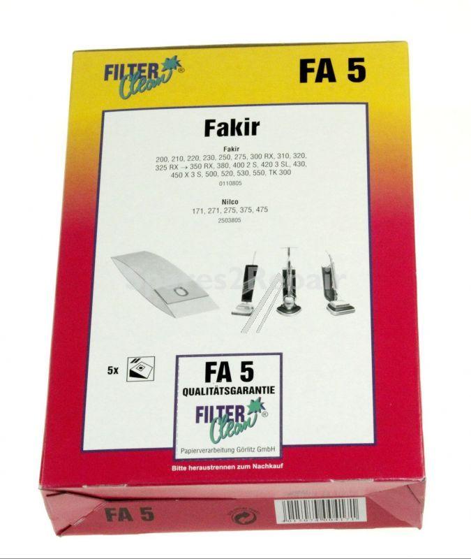 Filterclean Vacuum Cleaner Bags - Fa5 000240-k Dust Bags Fa5