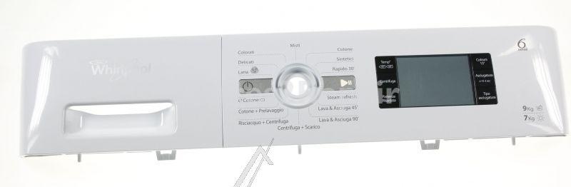 Panel - C00447391 481010795876 Control Panel + Handle Drawer [Whirlpool Indesit]