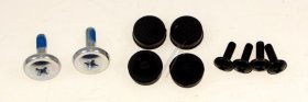 Vestel Screw - 23411233 Det std 43500_blk_w-rbr(pkg_(e50