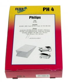 Filterclean Vacuum Cleaner Bags - Ph4 000093-k Paper Dust Bag X6