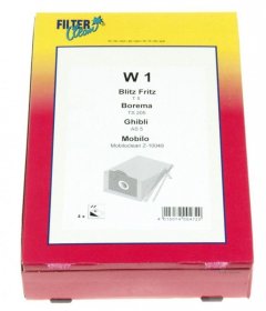 Filterclean Vacuum Cleaner Bags - W1 000289-k Dust Bags X 4
