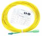 Logilink Optical Plug/optical Plug - Fibre Simplex Patch Cord, Os2 Sm G.657.a2, Sc-apc To Lc-apc, 20 M