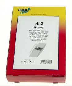 Filterclean Vacuum Cleaner Bags - Hi2 000081-k Paper Dust Bag X5
