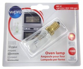E14 oven Lamp - C00385586 Oven Lamp T29-40w E14 300°c D E F I Nlgb [Whirlpool Indesit]
