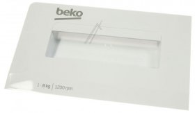 Detergent Dispenser Cover - 2459209826 C00895075 Drawer Panel [Arcelik]