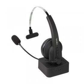 Logilink Pc Headset - Bluetooth Mono Headset Mit Ladestation, Mikrofon