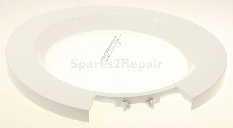 Flange Washing Machine Window - 140201593021 Door Frame Front Black-grey Ru [Electrolux Aeg]
