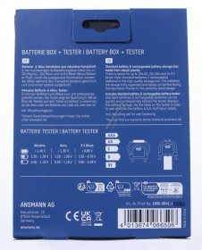 Ansmann Boxes - Batteriebox Fur Bis Zu 56 Zellen Inkl Batterie-tester