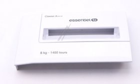 Detergent Dispenser Cover - 2893009694 C00936748 Front Cover Detergent Drawer [Arcelik]
