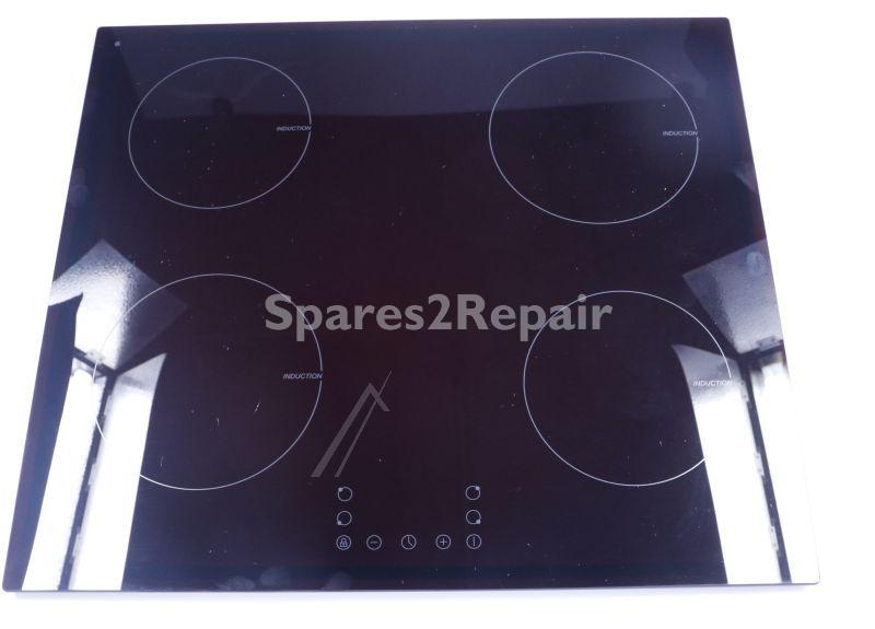 Genesis Ha Ceramic Surface - 90100157 Ceramic Glass 590*520*4mm Black 4 Sides Beveling