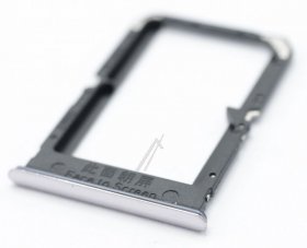 Oppo Sim card Holder - 2931936 Sim Bracket Bd369 Silver With Insert Jr