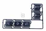 Button - C00644180 488000644180 Option Buttons Blk Low Core Pre [Whirlpool Indesit]