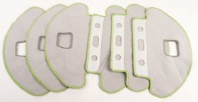 Eurofilter Mop Attachment - Ir33 Cleaning Cloths 6 Pieces Alternative For Irobot Combo 4719026