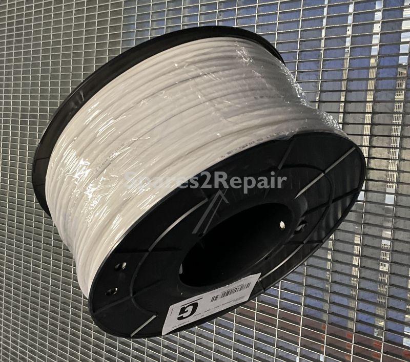 Fuba Cable/plugs/adapter - Kke422 29201214 Twin Mini Coaxial Cable White Digital 100m Spool