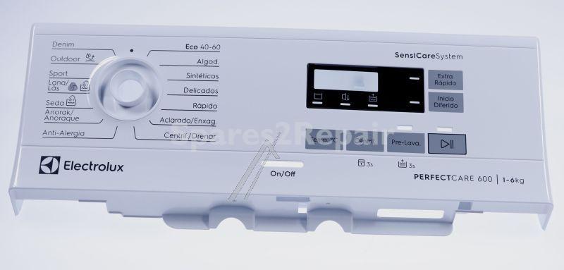 Operating Unit Screen - 140195936012 Panel Holder White Electrol [Electrolux Aeg]