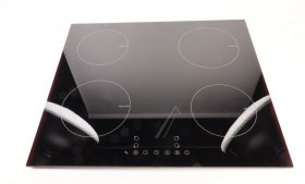Genesis Ha Ceramic Surface - 90100343 Ceramic Glass 590x520x4mm Glossy Black Surface