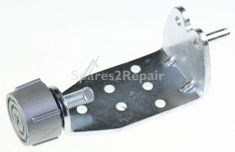 Door Hinges For Fridges - C00110522 482000028475 Bottom Hinge Assembly Argento [Whirlpool Indesit]