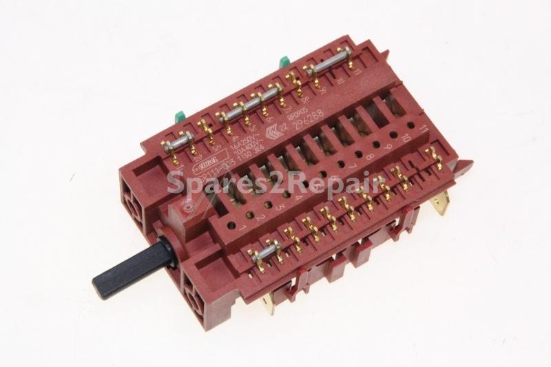 Hisense Gorenje Oven Switch - 296288 Selector Switch K44 Connect -2 Eurel