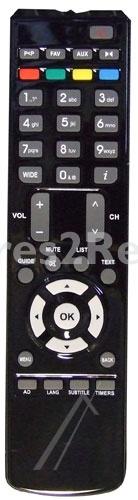 Vestel Ir-remote Control - Rc2960 R-c 2960 Black Glossy+soft To ro