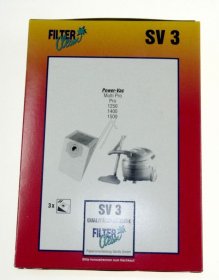 Filterclean Vacuum Cleaner Bags - Sv3 000276-k Dust Bags X 3