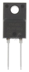 On Semiconductor Diode - Diode, 8a 600v, To-200fp - 2 Pins