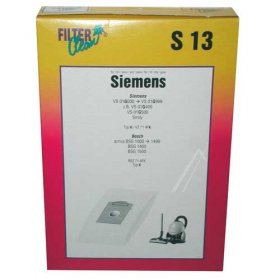 Filterclean Vacuum Cleaner Bags - S13 000279-k Dust Bags (x5) For Siemens - Bosch