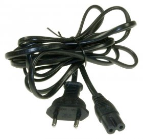 Compatible Eurocable With Double Sockets - 2-pin Power Lead - 2 5m (2x0 75mm²) Compatible Eurocable With Double Sockets - 2-pin Power Lead - 2 5m (2x0 75mm²)