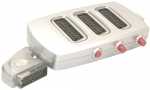 Com Manual Scart Switch Box - Manual Scart-switchbox 3:1