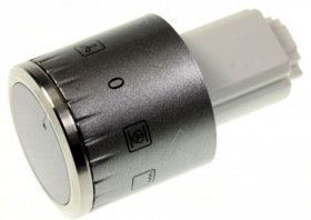 Button - 250400090 C00914890 Oven Comutator Knob White Body Inox Ring [Arcelik]