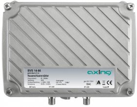 Axing Aerial Amplifier - Bvs 14-66 HausanschlussverstÄrker 40 Db 111 Dbµv Cso-ctb 1006 Mhz