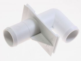 Outlet Pipe - 4055322186 Drain Hose grey head [Electrolux Aeg]