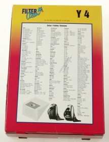 Filterclean Vacuum Cleaner Bags - Y4 000118-k Sac X5