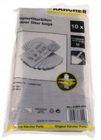 Karcher Vacuum Cleaner Bags - 6 904-294 0 Paper Filter Bags X 10