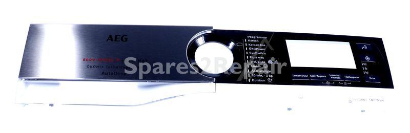Operating Unit Screen - Bedienblende weiss aeg nl symb [Electrolux Aeg]