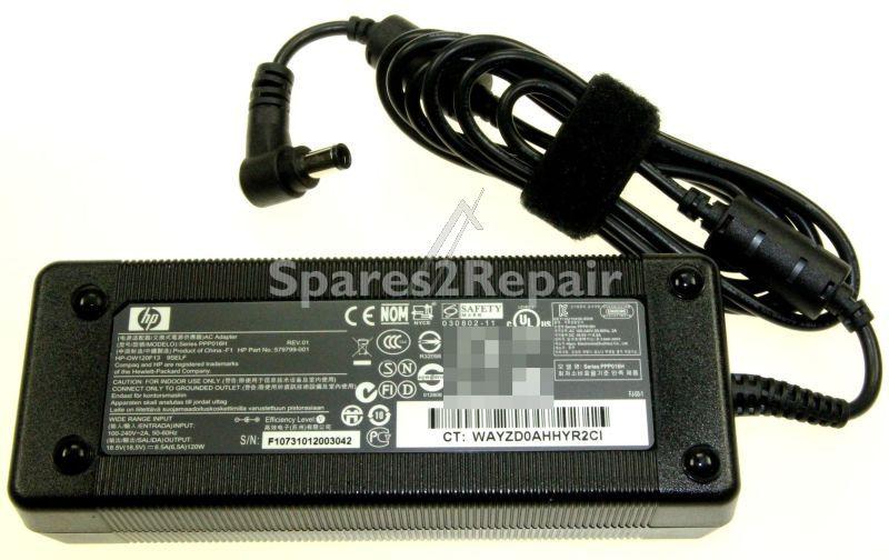 Hewlett Packard Power Supply notebook - 579799-001 Power Supply 120w