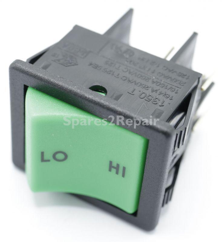 Numatic Switch - 220243 Switch Green Large Model Hi-lo