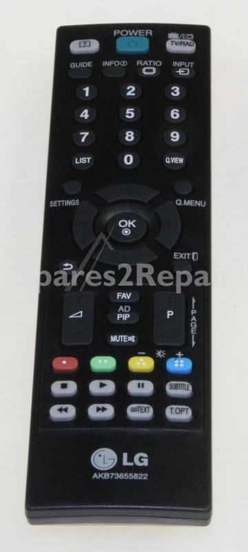 Lg Ir remote Control - Mx52 Akb73655822 Remote Controller Assembly