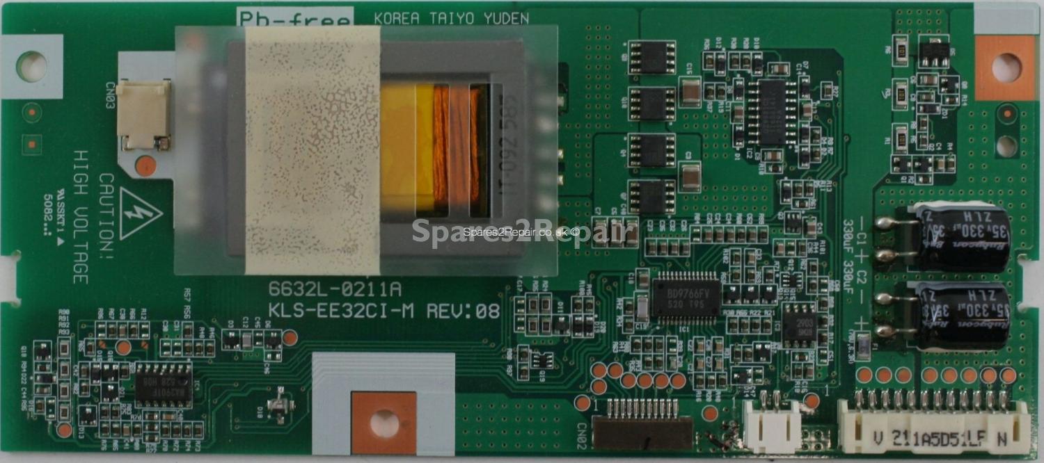 Bush LCD32TV009HD - Inverter - 6632L-0211A - KLS-EE32CI-M - Rev 08