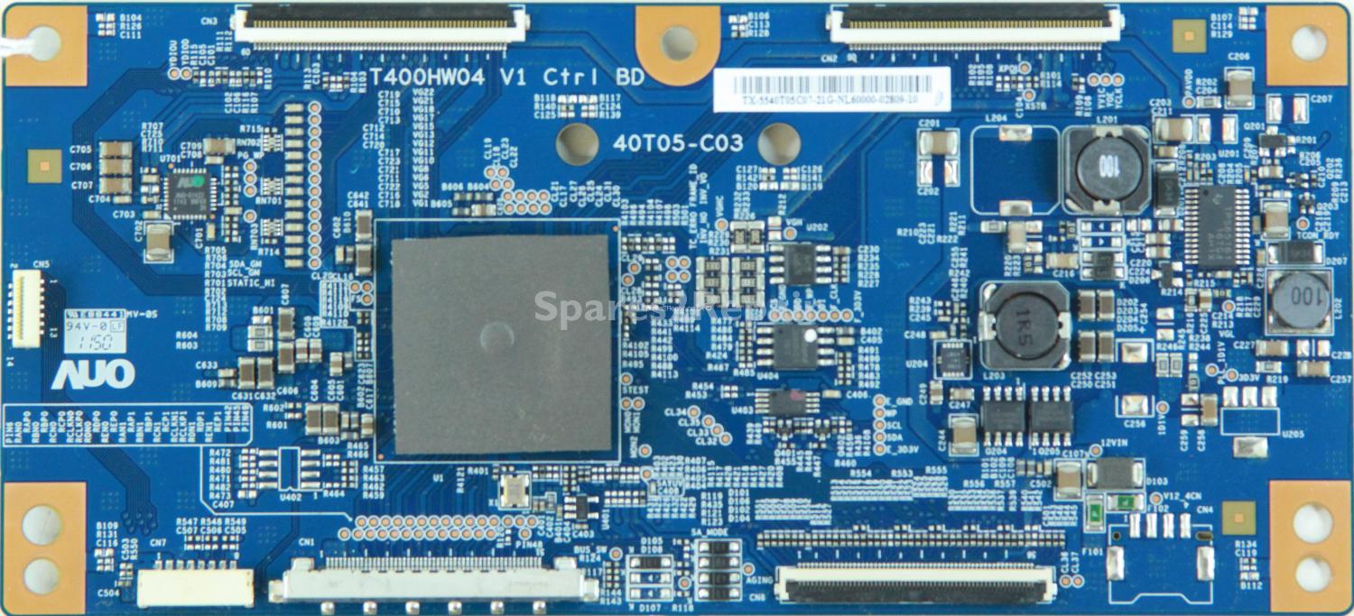 Cello C40115DVB-LED - T-Con - 55.40T05.C07 - T400HW04 V1 Ctrl BD - 40T05-C03
