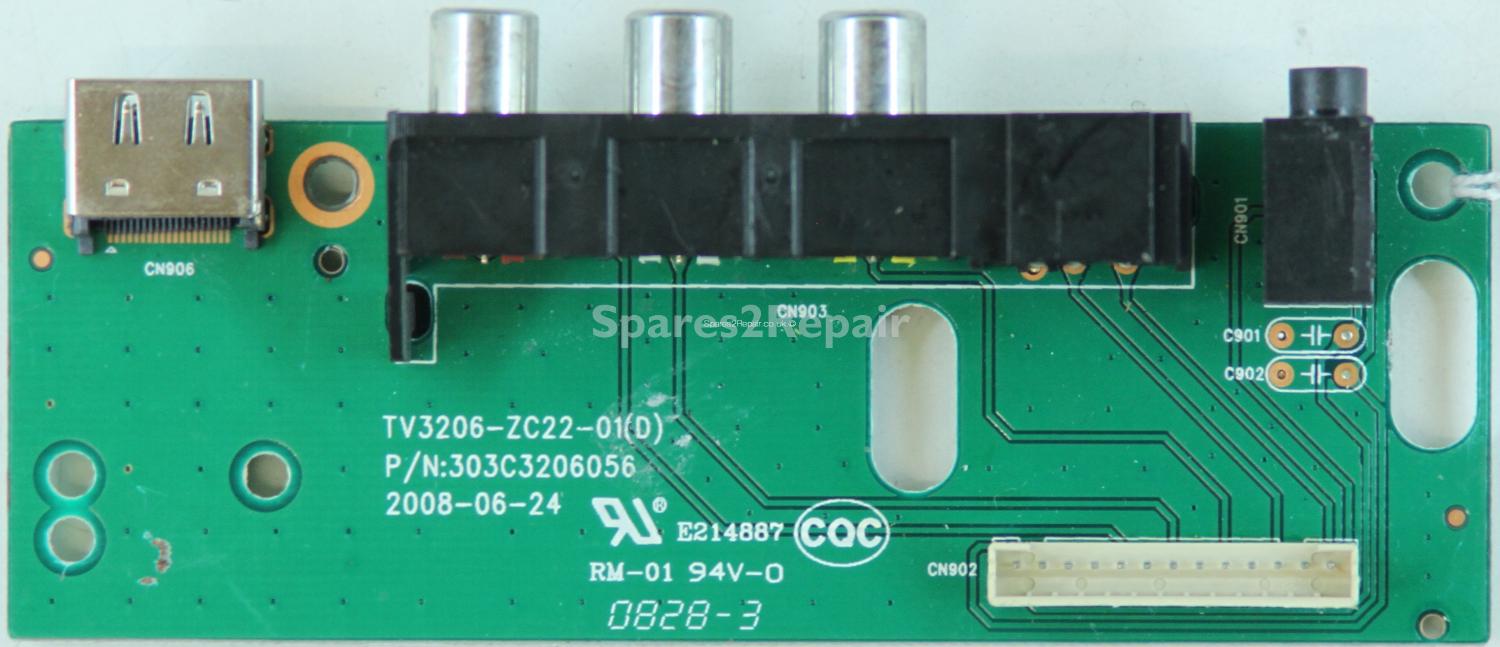 Dual LE32DDVD0801 - Side AV - TV3206-ZC22-01(D) - 303C3206056
