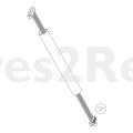 Flexi print Connector - 140231605019 Flat Cable Light Black 250mm [Electrolux Aeg]