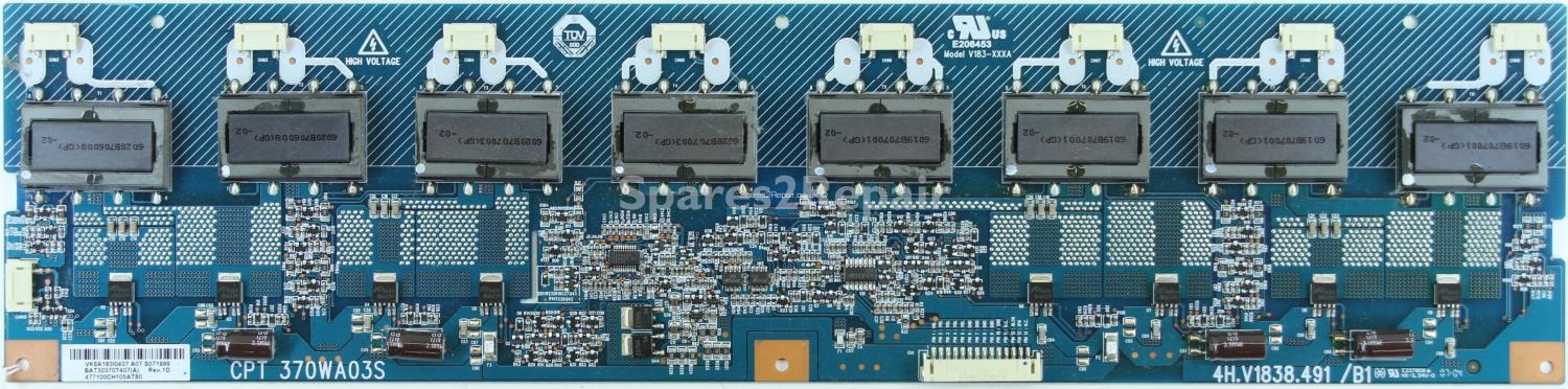 Hannspree JT02-37E2-000G - Inverter - 4H.V1838.491 /B1 - Rev.1D - CPT 370WA03S