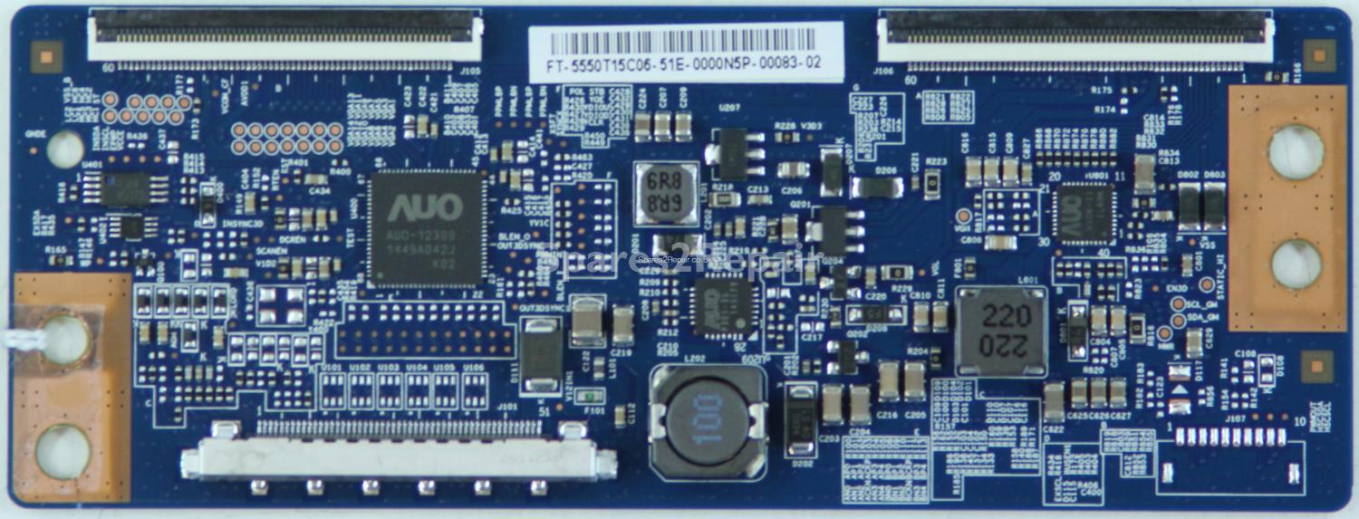 HiSense LTDN50K220W - T-Con - 55.50T15.C06 - 50T10-C02 - T500HVD02.0 CTRL BD