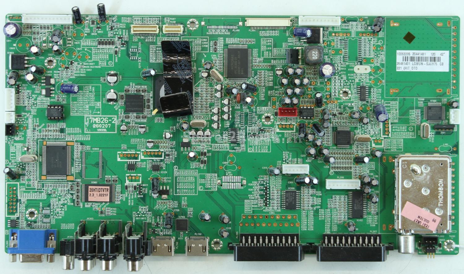 Hitachi L42VP01U - Main AV - 20441481 - 17MB26-2 V.1 - 260207