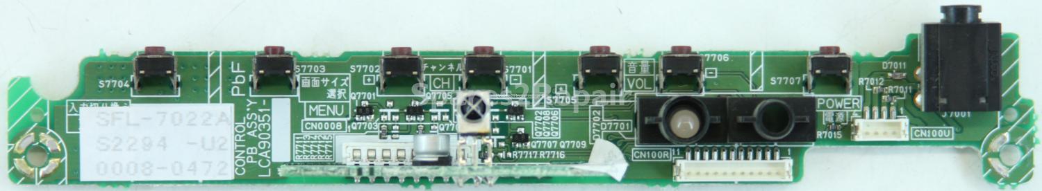 JVC LT-26D50BJ - Buttons - LCA90351 -001B