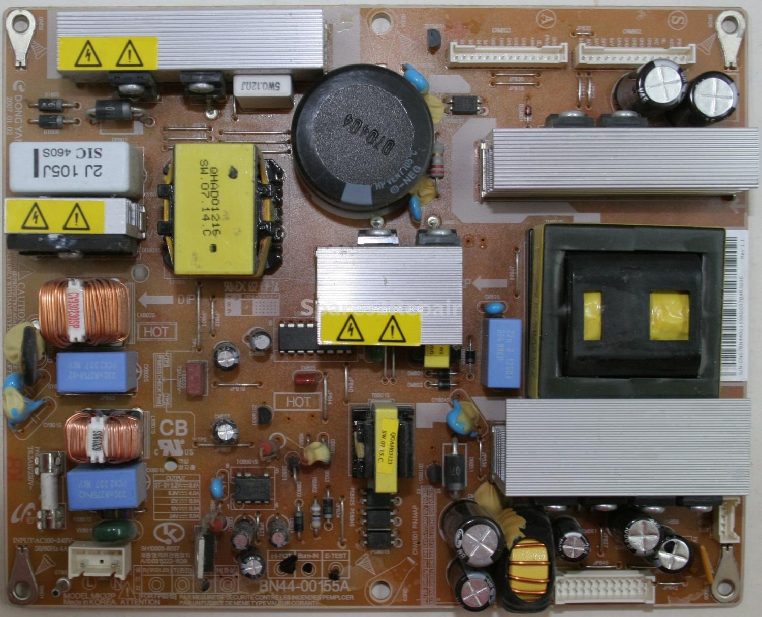 Samsung LE32M86 - PSU - BN44-00155A - SH10005-6007 - MK32P